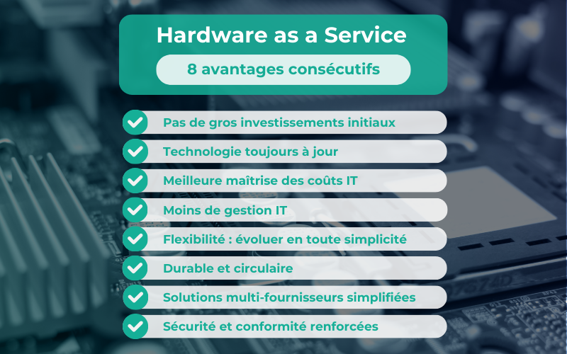 Hardware as a service avantages