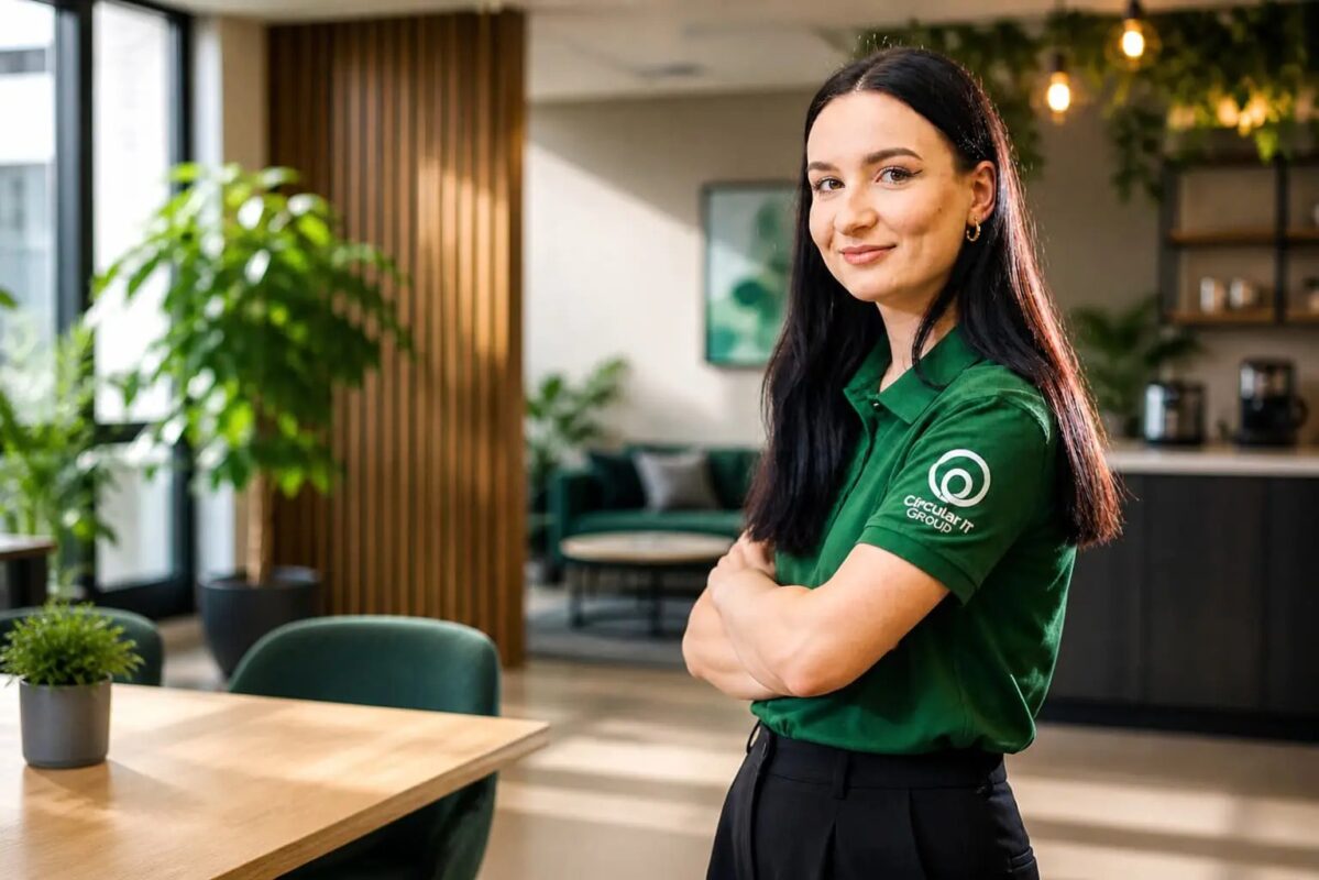Employée de Circular IT group dans un environnement de bureau moderne