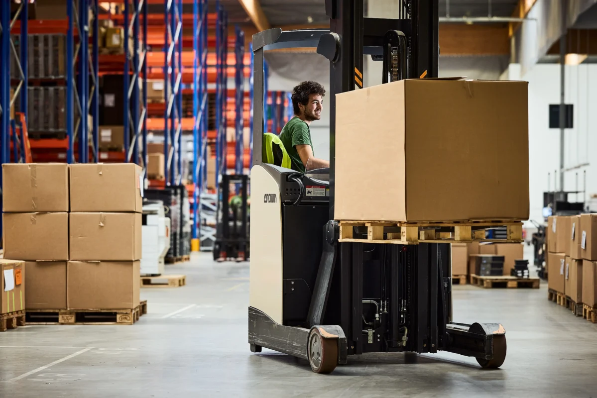 Delivering products for degaussing