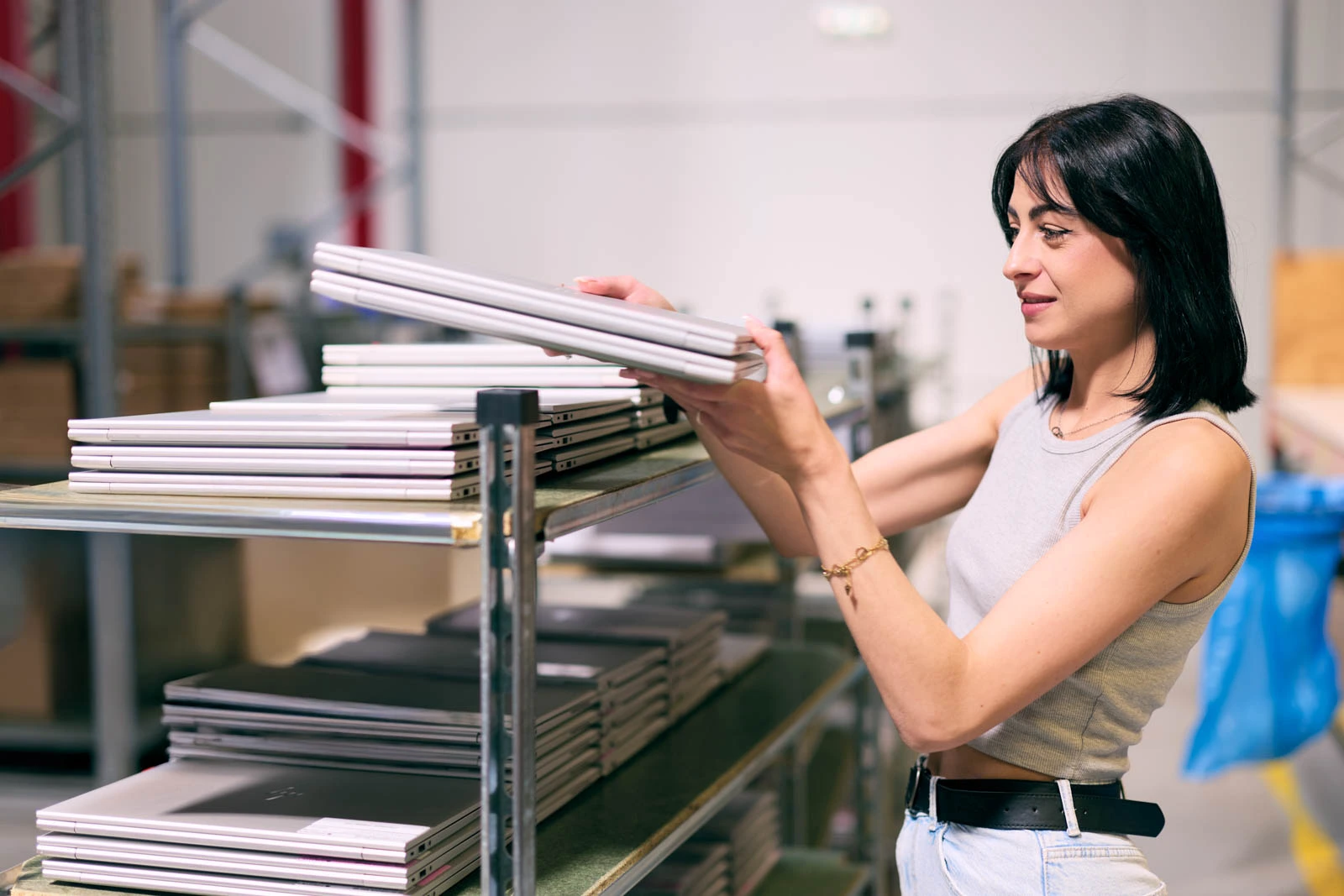 Réutilisation des ordinateurs portables ITAD avec tri des laptops pour réemploi